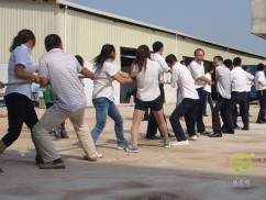 工廠(chǎng)拔河比賽實(shí)景圖